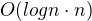 $O(log n\cdot n)$