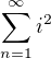 $\sum_{n=1}^{\infty} i^{2}$