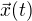 $\vec{x}(t)$