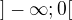 $]-\infty;0[$