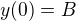 kopírovat do textarea $y(0)=B$