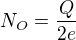 kopírovat do textarea $N_O=\frac Q{2e}$
