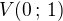 $V(0\,;\,1)$