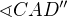 $\sphericalangle CAD''$