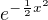 $e^{-\frac{1}{2}x^{2}}$