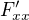 $F^{\prime}_{xx}$