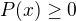 $P(x) \geq 0$