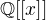 $\mathbb{Q}[[x]]$