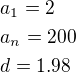 kopírovat do textarea $a_1=2\nla_n=200\nld=1.98$