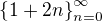 $\{1+2n\}_{n=0}^{\infty }$