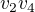 $v_2v_4$