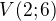 $V(2;6)$