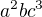 ${a^{2}bc^{3}}$