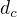 ${d}_c$