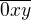 $\overline{0xy}$