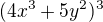 $(4x^{3}+5y^{2})^{3}$