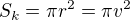 kopírovat do textarea $S_k=\pi r^{2}=\pi v^{2}$