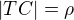 $|TC| = \rho$