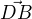 $\vec{DB}$
