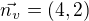 $\vec{n_v}=(4,2)$