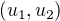$(u_1, u_2)$