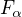 $F_{\alpha}$