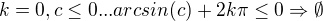 $k =0,c\le 0...arcsin(c)+2k\pi \le 0\Rightarrow \emptyset $