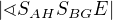$|\sphericalangle S_{AH}S_{BG}E|$
