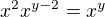 $x^2x^{y-2}=x^y$