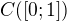 $C([0;1])$