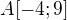 $A[-4;9]$