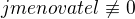 $jmenovatel \not \equiv 0$