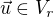 $\vec{u} \in V_{r}$