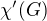 $\chi'(G)$