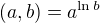 kopírovat do textarea $(a,b) = a^{\ln b}$