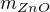 $m_{ZnO}$