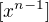 $[x^{n-1}]$
