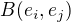 $B(e_i,e_j)$