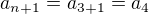 kopírovat do textarea $a_{n+1}=a_{3+1}=a_{4}$