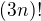 $(3n)!$