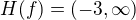 $H(f) =(-3, \infty)$