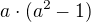 $a\cdot (a^{2}-1)$