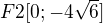 $F2[0;-4\sqrt6]$