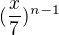 $(\frac{x}{7})^{n-1}$