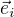 $\vec e_i$