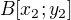 $B [x_{2};y_{2}] $