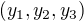 $(y_1,y_2,y_3)$