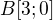 $B[3;0] $