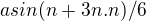 $a{sin (n +3n.n)/6}$