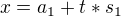 kopírovat do textarea $x=a_{1}+t*s_{1}$